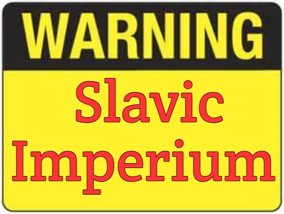 blank warning sign | Slavic Imperium | image tagged in blank warning sign,slavic imperium,slavic lives matter | made w/ Imgflip meme maker