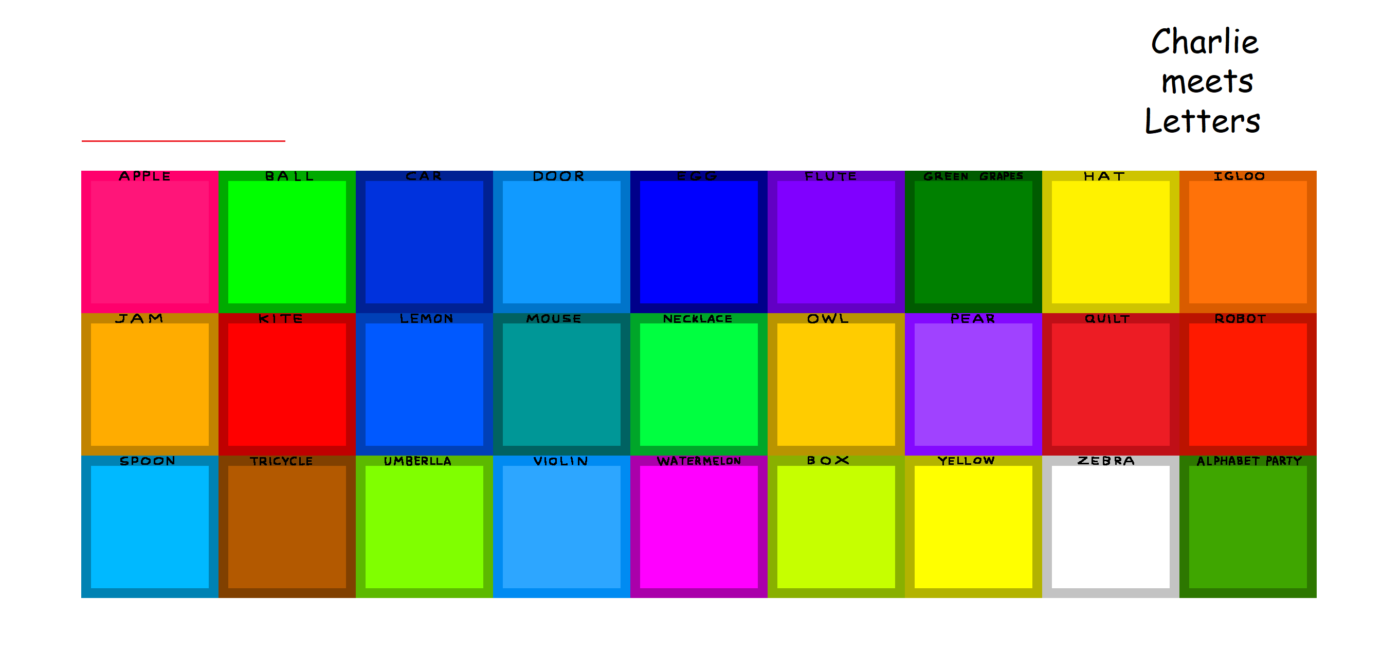 Charlie meets Letters Blank Meme Template