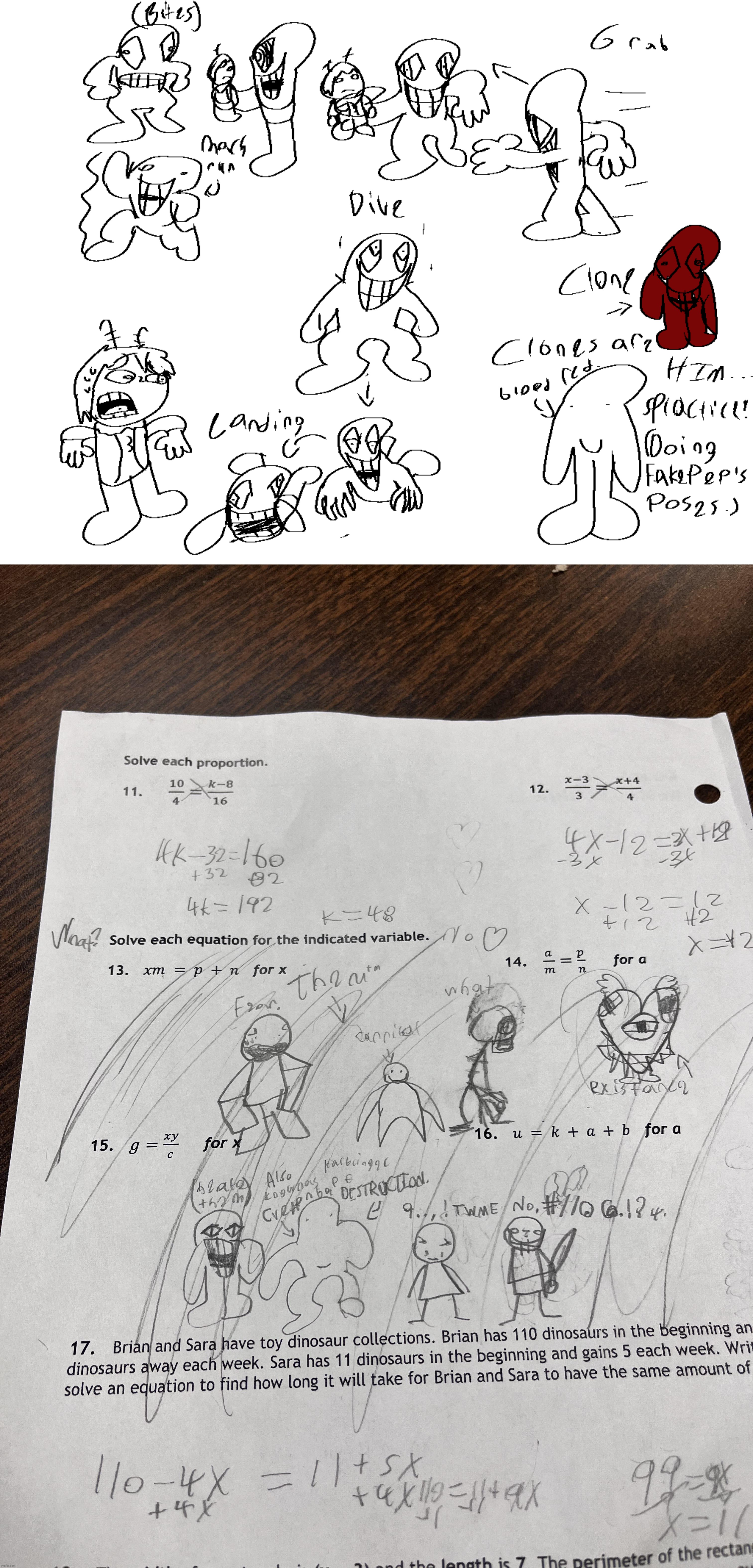 drew these guys a while back and decided to doodle the "most important" one! | made w/ Imgflip meme maker