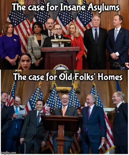 The case for Insane Asylums The case for Old Folks' Homes | made w/ Imgflip meme maker