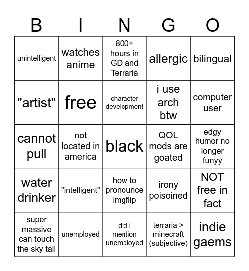idkmareeep 2025 bingo Blank Meme Template