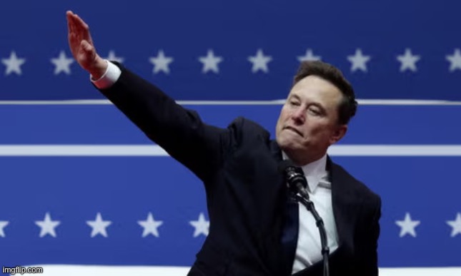 Elon Nazi Salute | image tagged in elon nazi salute | made w/ Imgflip meme maker