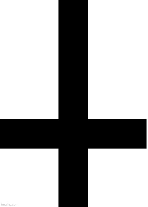 This is the Cross of Saint Peter, NOT a Satanic symbol | made w/ Imgflip meme maker