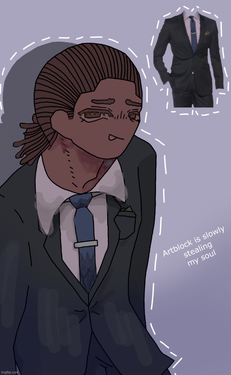 this is lwk changing my mind about suits | image tagged in drawing,stuff | made w/ Imgflip meme maker