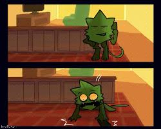 Minty panic | image tagged in minty panic | made w/ Imgflip meme maker