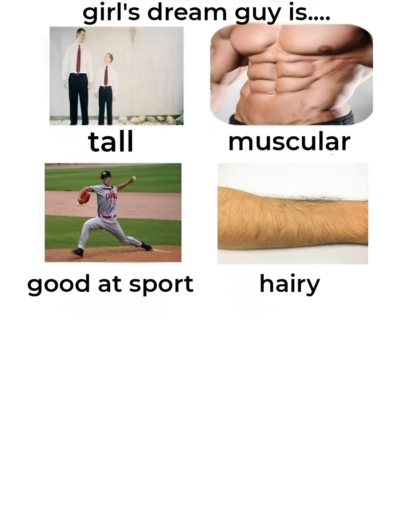 High Quality girl dream guy Blank Meme Template