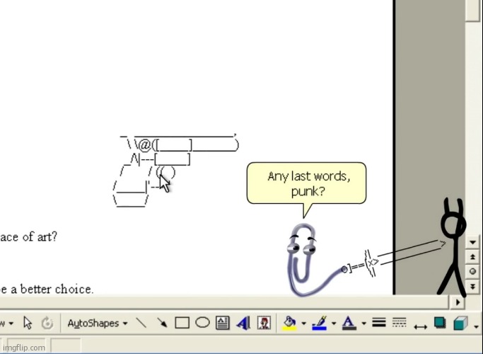 Any last words, punk? | image tagged in any last words punk | made w/ Imgflip meme maker