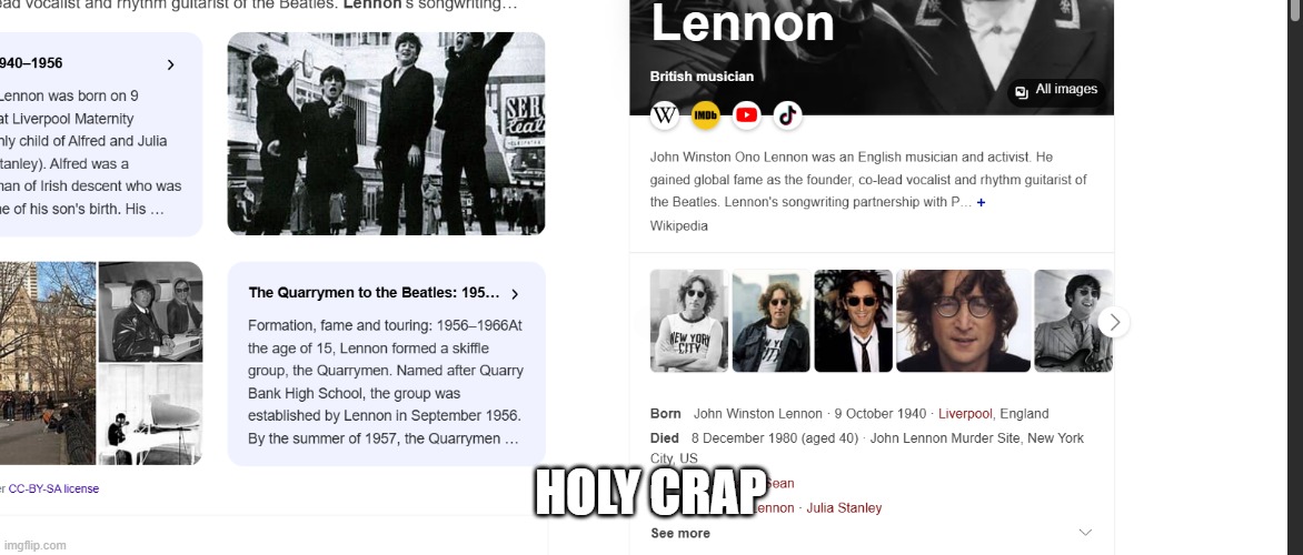 HOLY CRAP | made w/ Imgflip meme maker