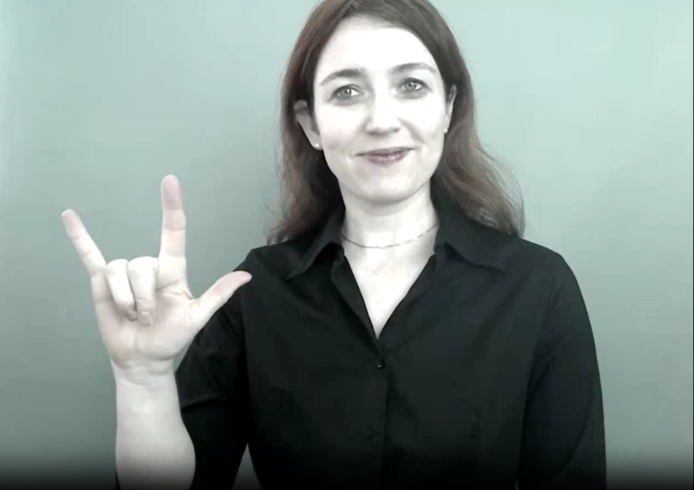 'ILY (I love you)' in sign language Blank Meme Template