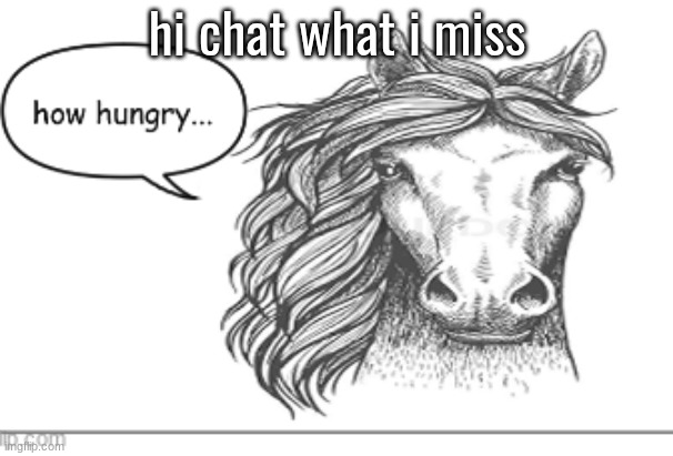 hi chat what i miss | made w/ Imgflip meme maker