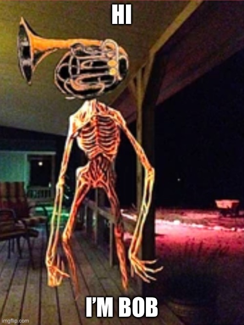 Popular Megatrumpet | HI; I’M BOB | image tagged in popular megatrumpet | made w/ Imgflip meme maker