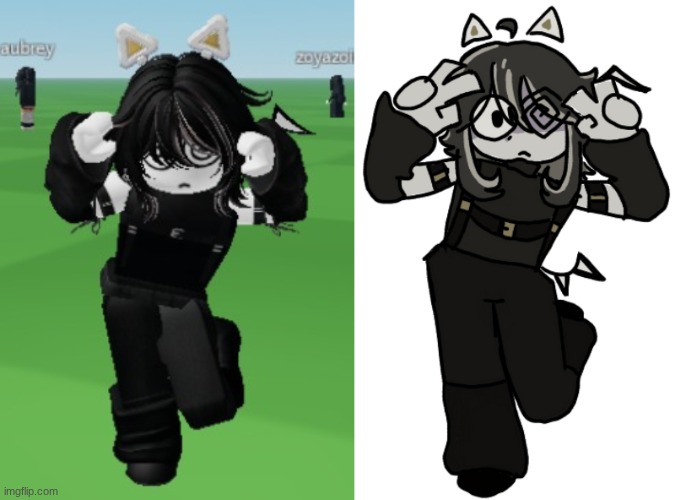 Drew a goober made in CAC bc I'm too broke to make it my avatar | image tagged in roblox,drawings,ocs | made w/ Imgflip meme maker