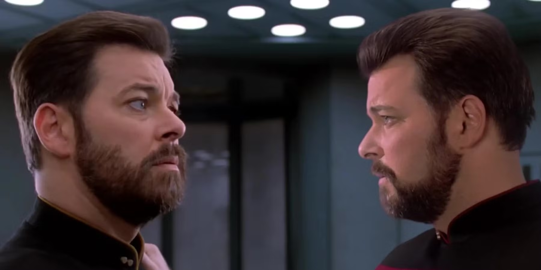 Riker Meeting Riker Blank Meme Template