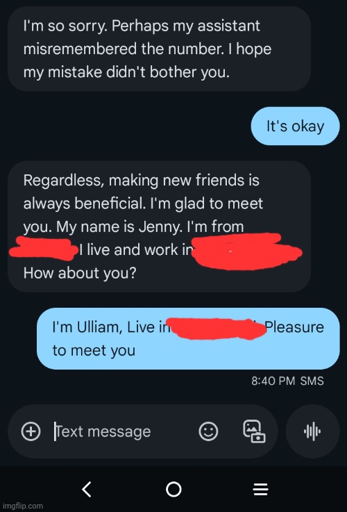 Made a friend from a mishap, yippee | made w/ Imgflip meme maker