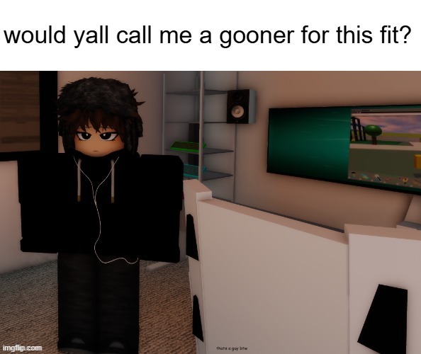 I posted this in the Roblox stream a couple hrs ago and I wanted to see msmg's reaction to this fit. | image tagged in rate my fit,smash or pass | made w/ Imgflip meme maker