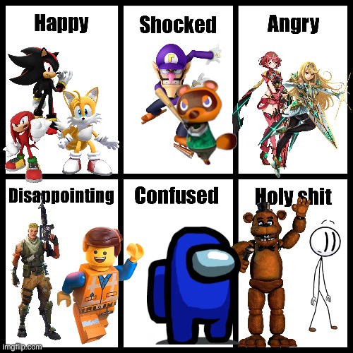 More wanted smash characters | image tagged in smash dlc reactions chart | made w/ Imgflip meme maker