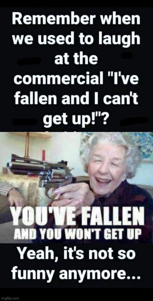 Granny got her gun. | image tagged in grandma,magnum pi,gun | made w/ Imgflip meme maker
