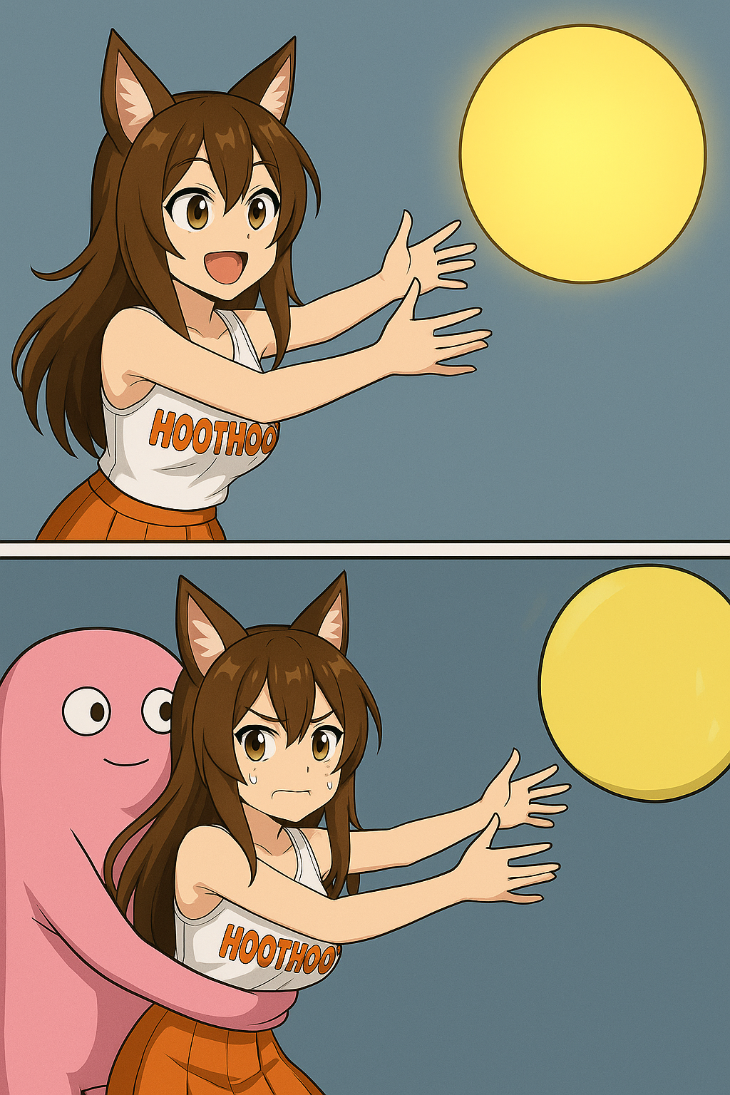 Yellow Ball Meme Blank Meme Template