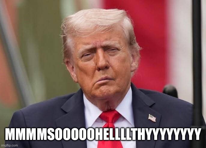 Donald Trump Stroke | MMMMSOOOOOHELLLLTHYYYYYYYY | image tagged in donald trump stroke | made w/ Imgflip meme maker