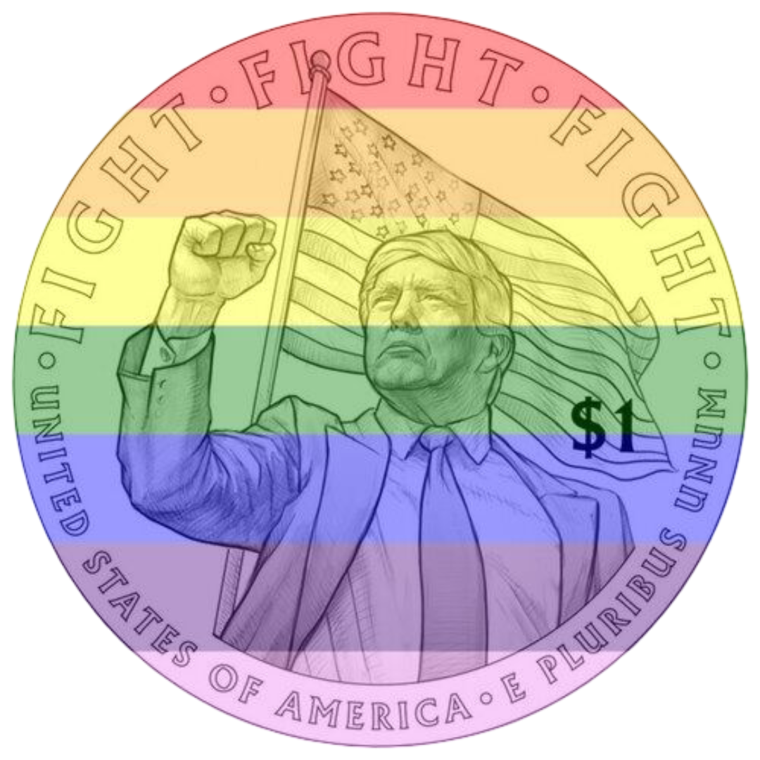 Trump coin Blank Meme Template