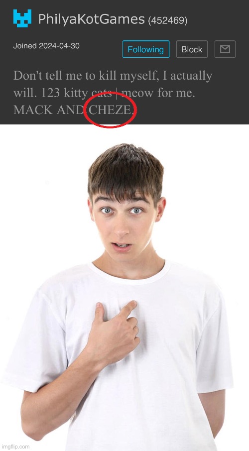 image tagged in guy pointing at himself | made w/ Imgflip meme maker