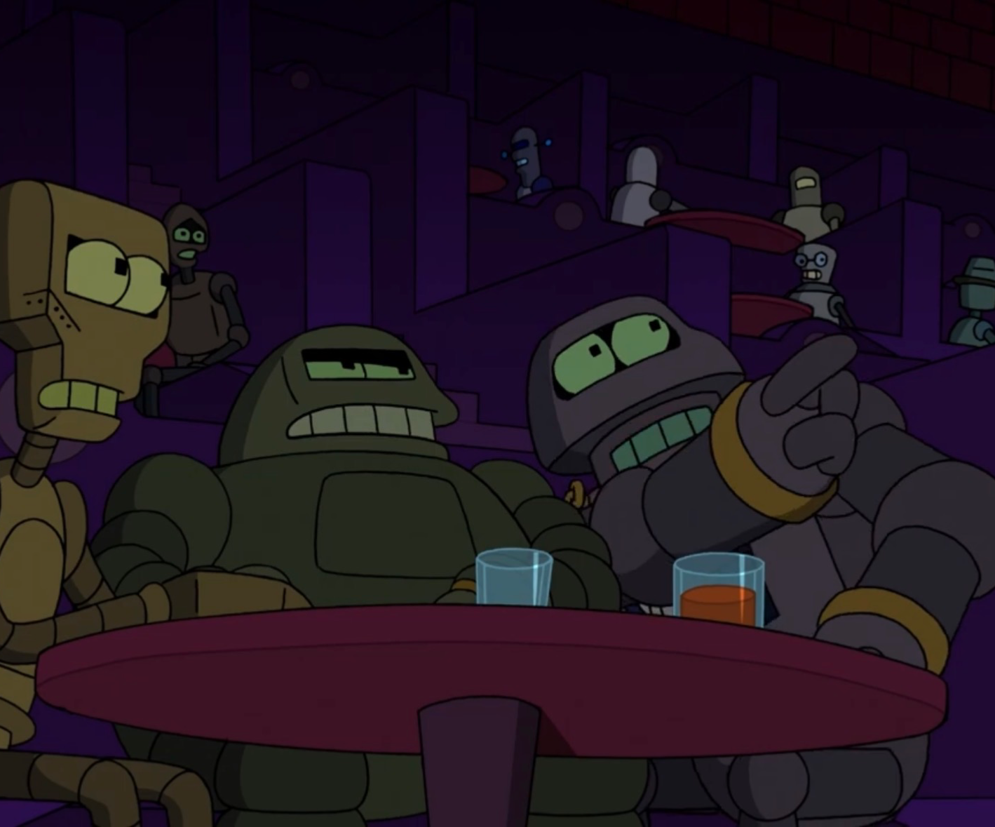 Futurama yo skip I can see a guys butt Blank Meme Template