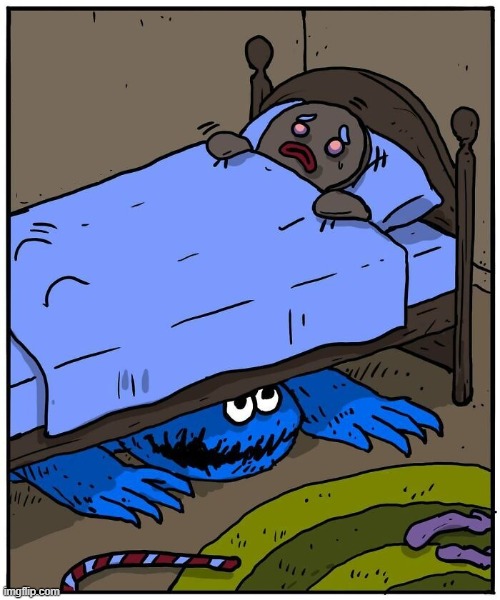 Under the Bed | image tagged in comics | made w/ Imgflip meme maker