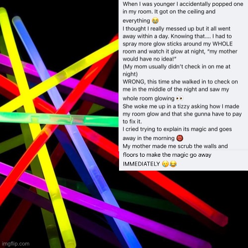 Glow Stick Meme | image tagged in memes,facebook,party,nostalgia,childhood,comments | made w/ Imgflip meme maker