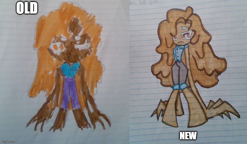 Redesign for Raw Dough Cookie, my silly little semi-failed experimental cookie | OLD; NEW | made w/ Imgflip meme maker