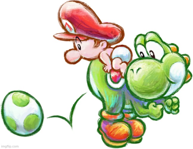 Green Yoshi & baby Mario Drop Eggs | image tagged in green yoshi baby mario drop eggs | made w/ Imgflip meme maker