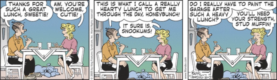 Blondie | image tagged in comics | made w/ Imgflip meme maker