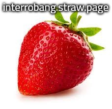 Strawberry | interrobang.straw.page | image tagged in strawberry | made w/ Imgflip meme maker