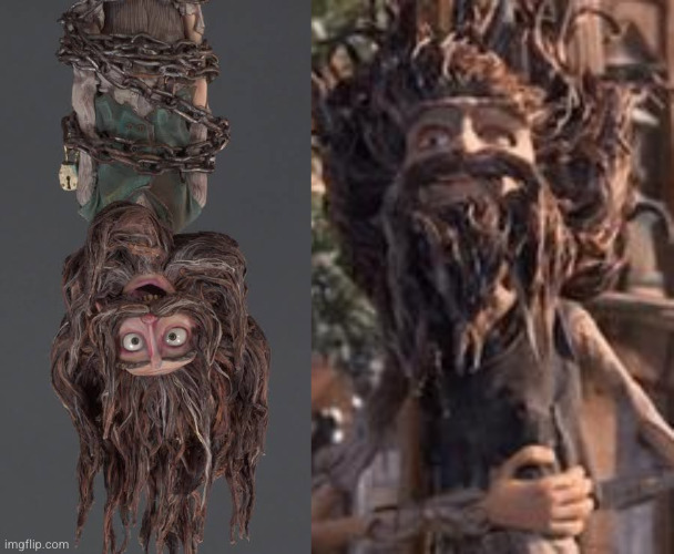 Maeve's dad's design was inspired by herbert trubshaw from The Boxtrolls | made w/ Imgflip meme maker