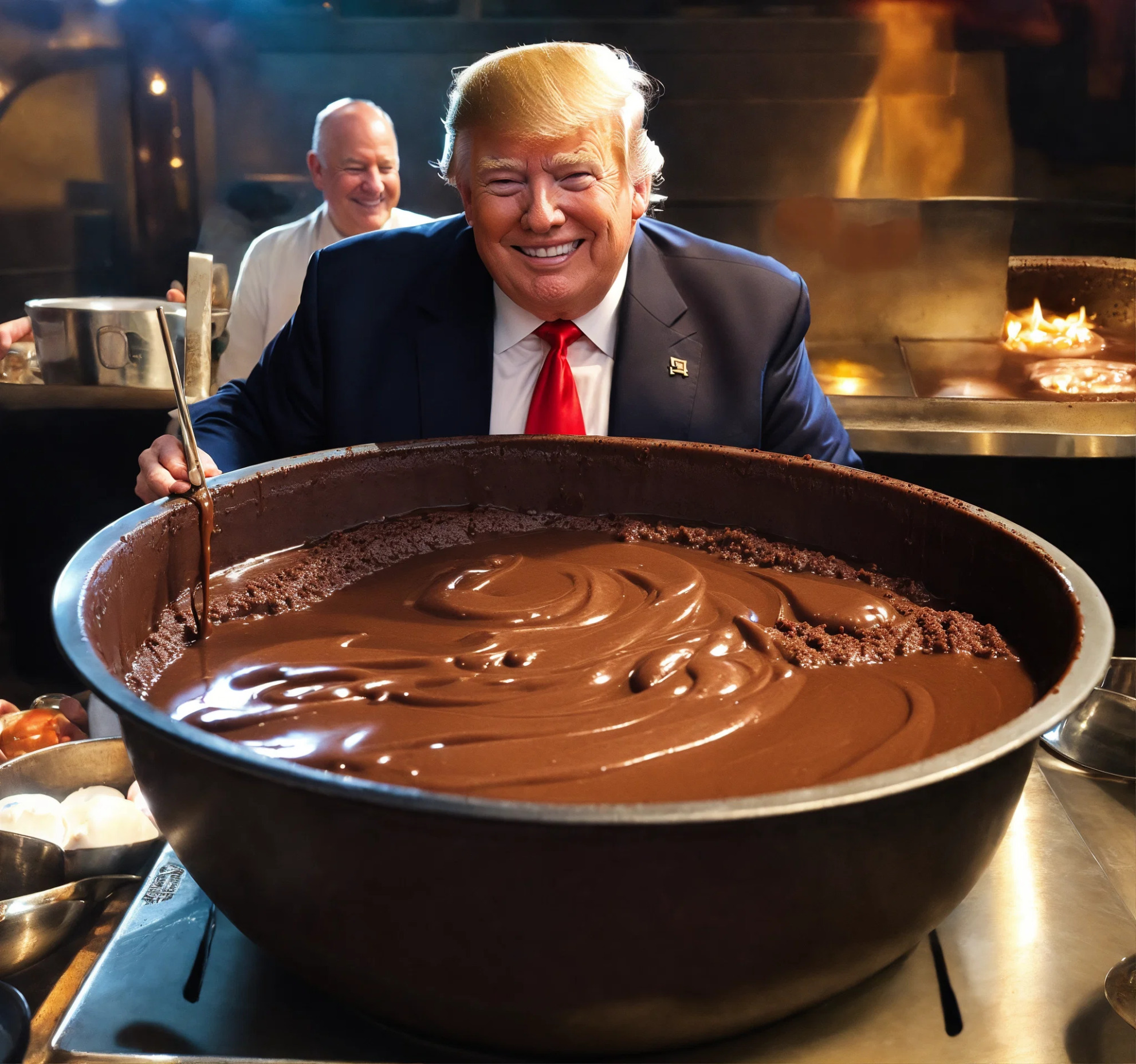 Trump stirring stuff, because he's only alive when he's brawling Blank Meme Template