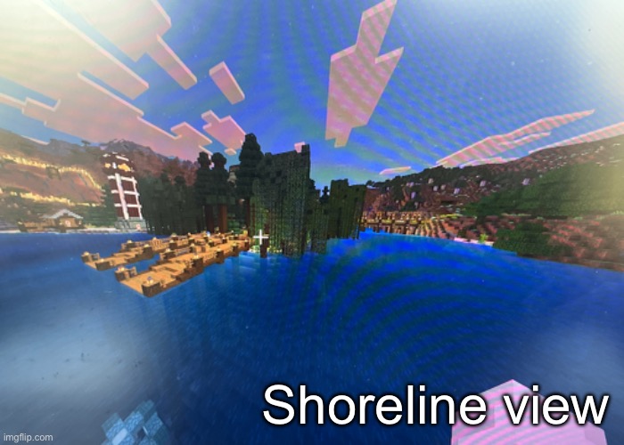 I hate glare so much | Shoreline view | made w/ Imgflip meme maker