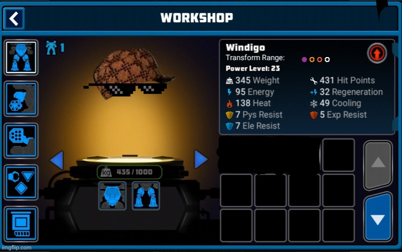 Game:super mechs (work shop= | image tagged in game super mechs work shop | made w/ Imgflip meme maker