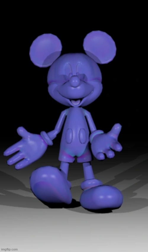 Blue sperm mickey | made w/ Imgflip meme maker