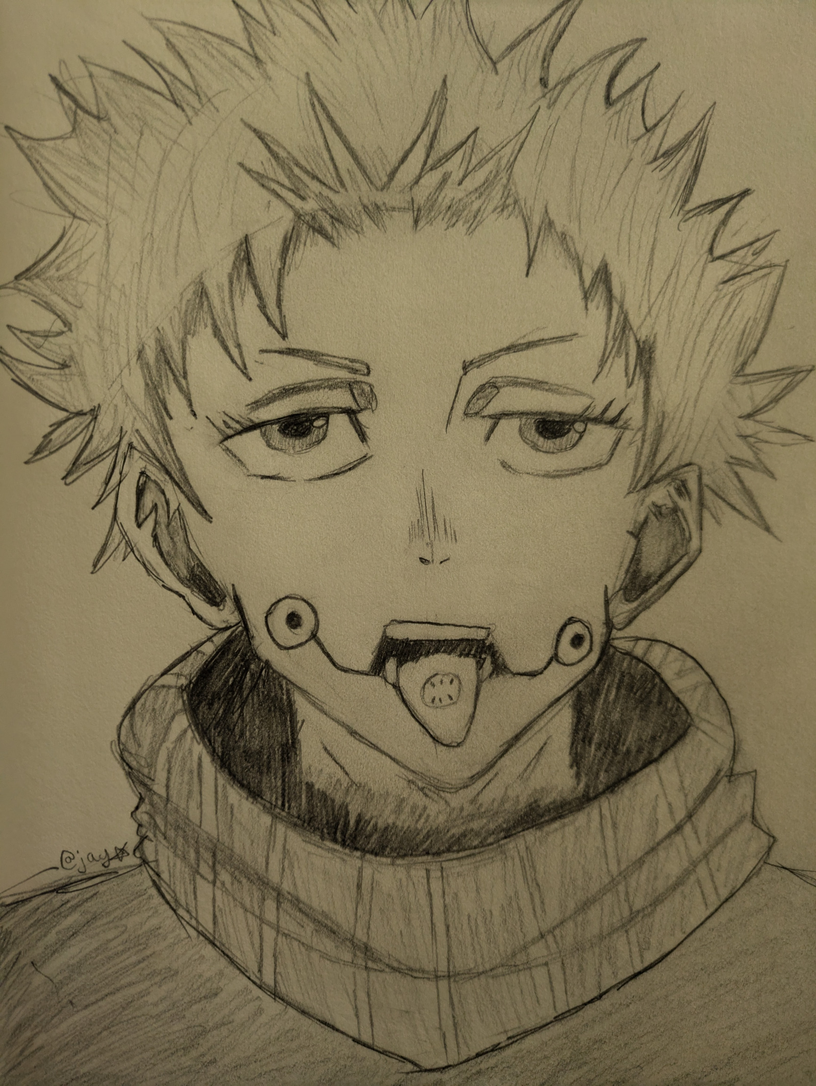 Toge doodle Blank Meme Template