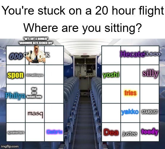 "HE'S GOT A BOMB!!!"
*GROOMVIK GETS KICKED OFF*; Gebrix | made w/ Imgflip meme maker