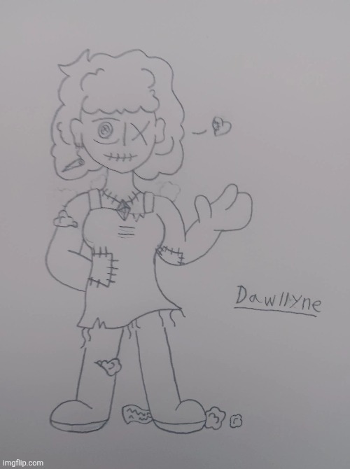Drew this for my friend in return for drawing Omeletta | made w/ Imgflip meme maker