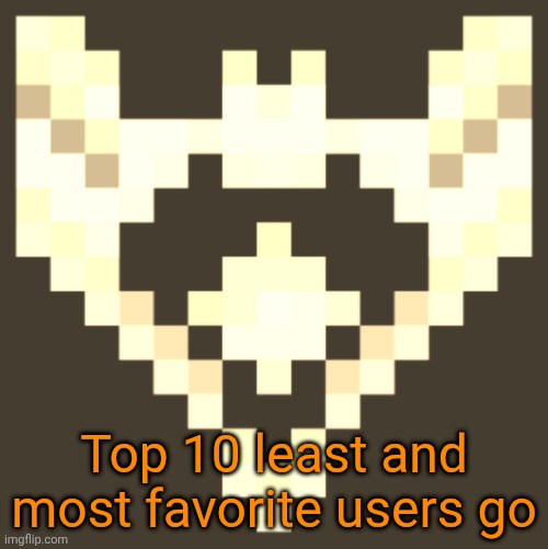 Cheze Icon Halloween Version | Top 10 least and most favorite users go | image tagged in cheze icon halloween version | made w/ Imgflip meme maker