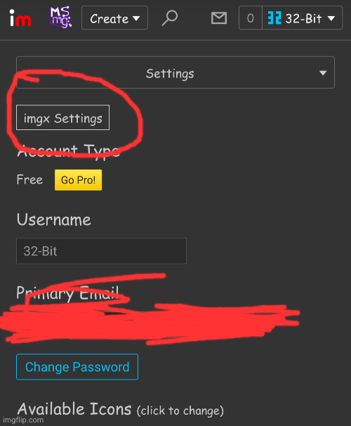 reminder you can go to profile settings to access imgxtension settings if youre on mobile | made w/ Imgflip meme maker