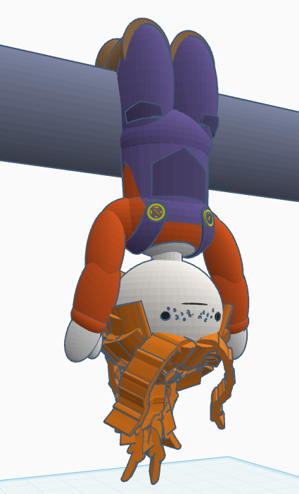 7 year old Maeve MacGowan hanging upside down Blank Meme Template