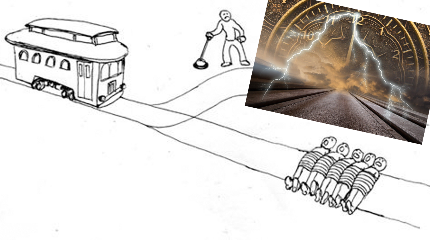 Trolley Time Portal Blank Meme Template