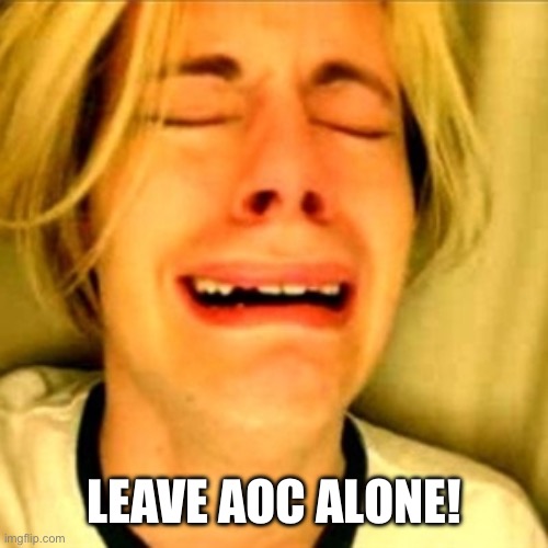 Leave Brittney alone | LEAVE AOC ALONE! | image tagged in leave brittney alone | made w/ Imgflip meme maker
