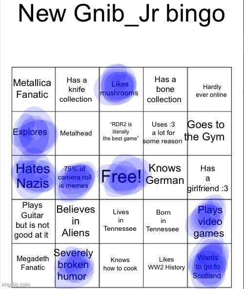 Imagine having a girlfriend | image tagged in bingo,stupid | made w/ Imgflip meme maker
