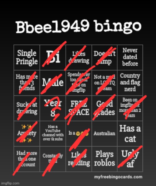 Bingo lmao | image tagged in bbee1949 bingo | made w/ Imgflip meme maker