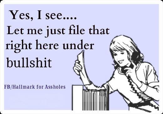 File it under bullshit Blank Meme Template
