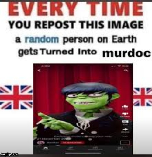 repost murdoc | image tagged in repost murdoc | made w/ Imgflip meme maker