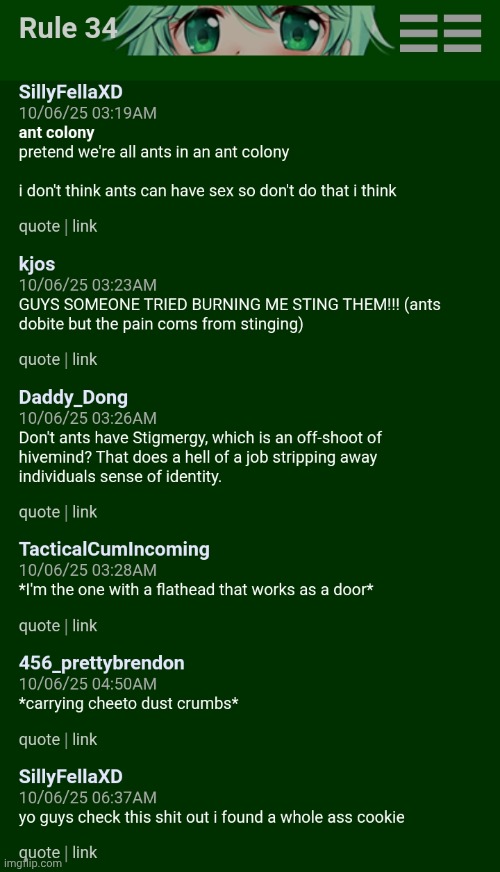 People are really rping as ants here of all places? | made w/ Imgflip meme maker
